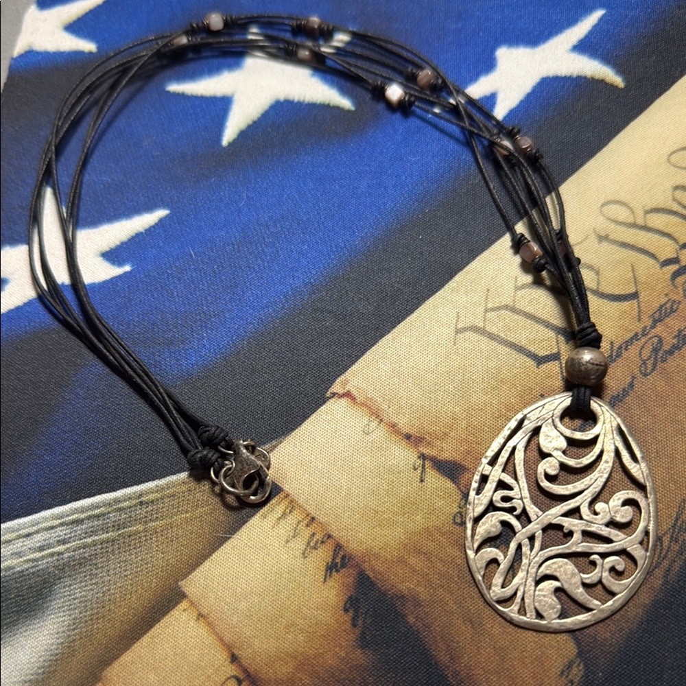 Silpada Sterling Silver 3 Strand Necklace